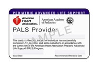 AHA Pediatric Advanced Life Support (PALS) - All Care Health Services of Orlando